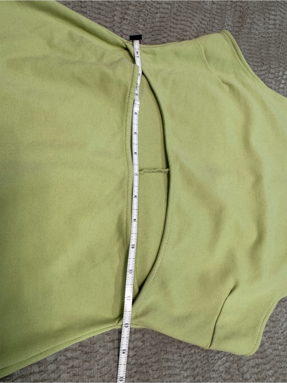 NWOT IRIS Lime Green Cut Out Bodycon Mini Dress Size M - Picture 6 of 8
